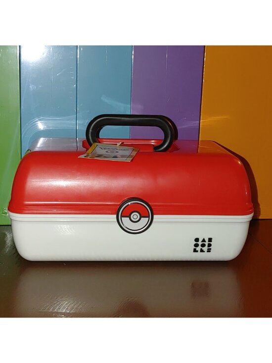 Pokemon X Caboodle Limited Edition Make Up Organizer Train Mirror Case Box main image 9